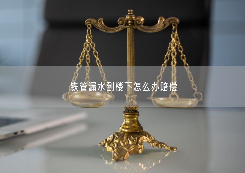 铁管漏水到楼下怎么办赔偿