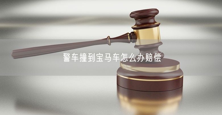 警车撞到宝马车怎么办赔偿