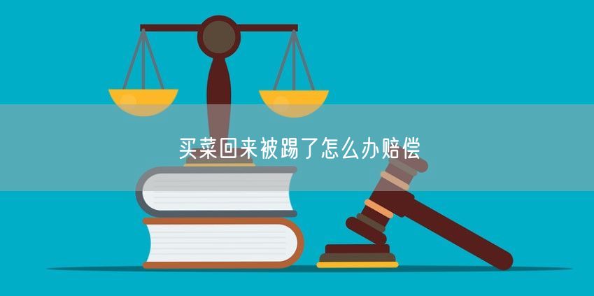 买菜回来被踢了怎么办赔偿