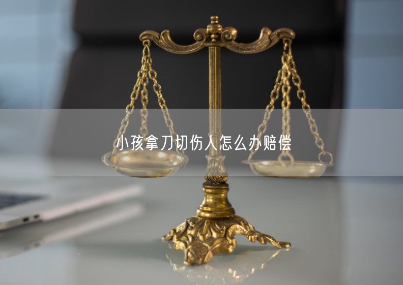 小孩拿刀切伤人怎么办赔偿