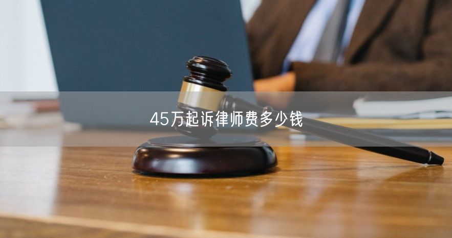 45万起诉律师费多少钱